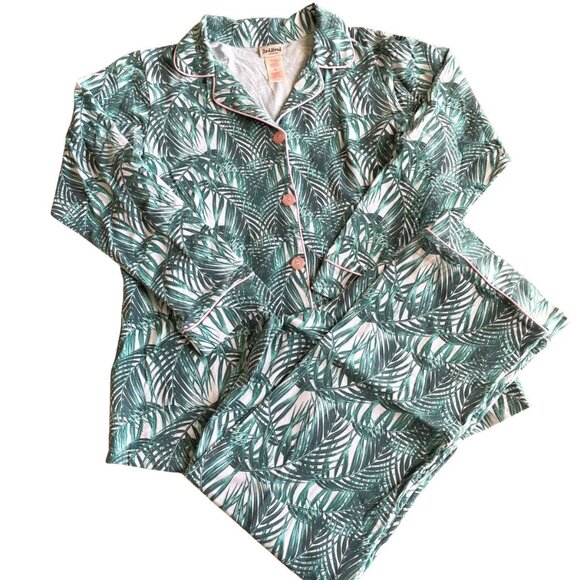 BedHead Bed Head 95% Cotton Long PJs Pajamas Set, Women's - Size Medium - Picture 1 of 11